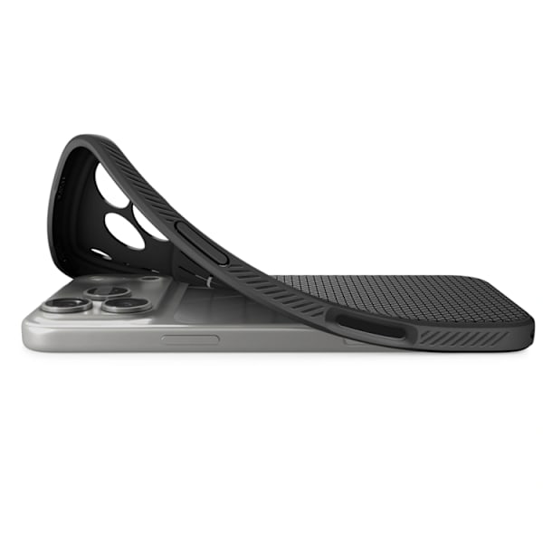 Spigen Telefontaske til Apple iPhone 17 Pro Max Liquid Air - Mat Sort Svart