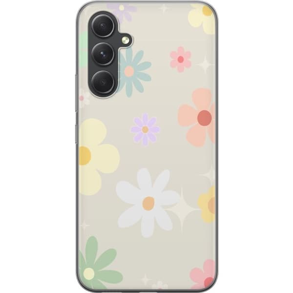 Mobilskal till Samsung Galaxy S24 med fejdande blommor