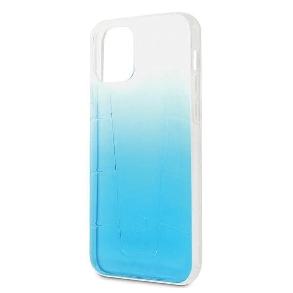 Mercedes Case iPhone 12 & 12 Pro Skal Blå Transparent Line Blå