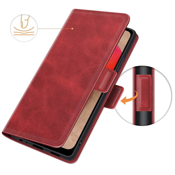 Flip Folio -lompakkokotelo Samsung Galaxy A03s:lle - punainen Red