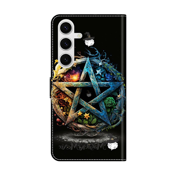 Plånboksfodral för Samsung Galaxy S26 Plus Fällbart Ställ Konstläder Mönster
