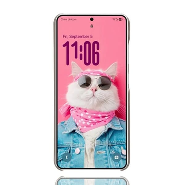 Samsung Galaxy S26 Ultra Skal PU Läder Hård PC Skydd - Grå