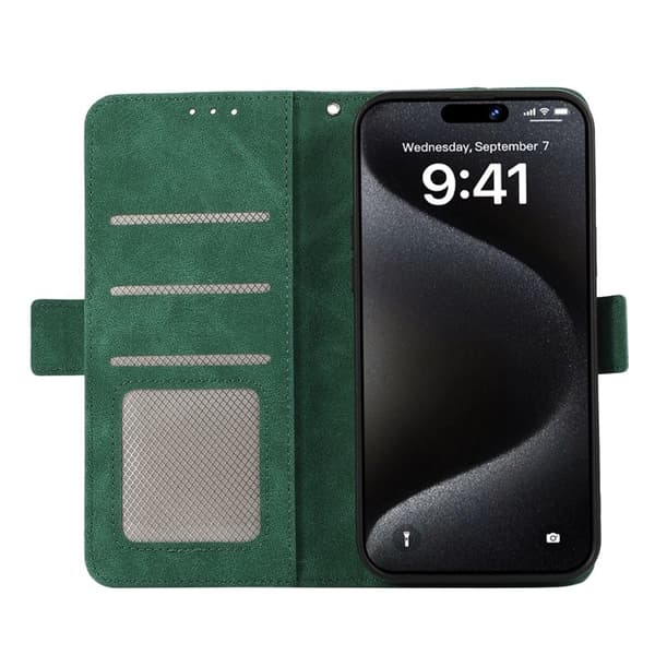 ABEEL Mobilskal till iPhone 16 Plus Med Magnetstängning RFID-Skydd - Grön
