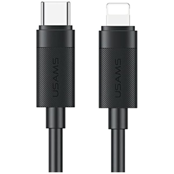 USAMS USB-C til Lightning 30W Kabel 1m U94 - Sort Svart