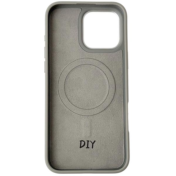 Mobilskal till iPhone 15 Pro Max MagSafe Lens Kickstand E-Ink Customized NFC Grå Grå