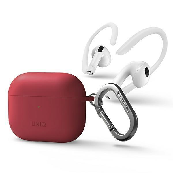 UNIQ Nexo Silicone Skal Airpods 3 - Punainen