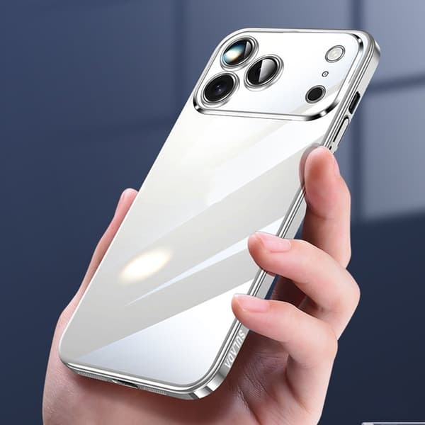 SULADA JINGJIA Mobilskal till iPhone 17 Pro Max Hård PC Klart Silver