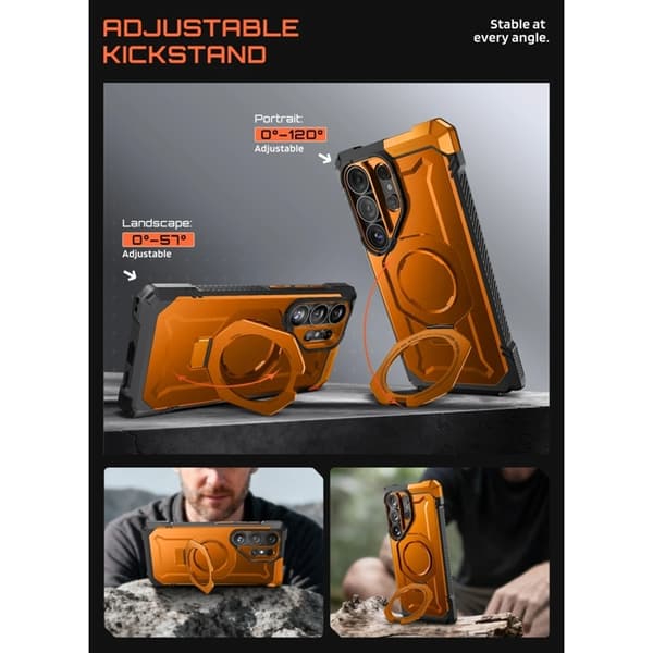 SupCase Mobilskal Til Galaxy S26 Ultra Magsafe UB Grip Orange