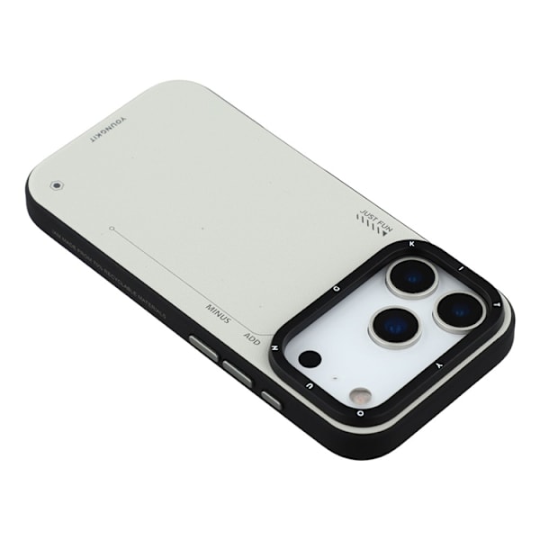 YOUNGKIT Mobilskal till iPhone 17 Pro MagSafe PU-Läder - Silver Silver