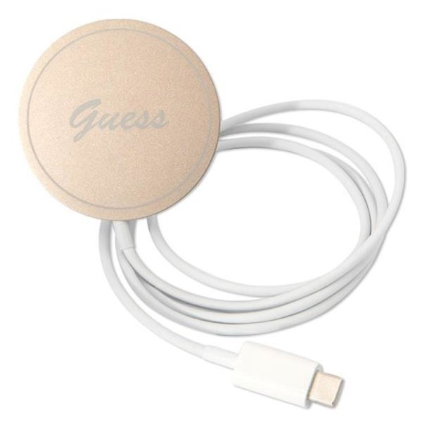 Guess iPhone 12/12 Pro Magsafe Skal Print + Trådlös Laddare - Svart Svart