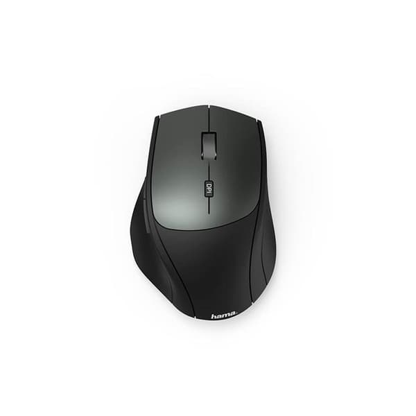 Hama Mus Trådløs Dual Mode USB-C/USB-A 6-knapper - Sort Black
