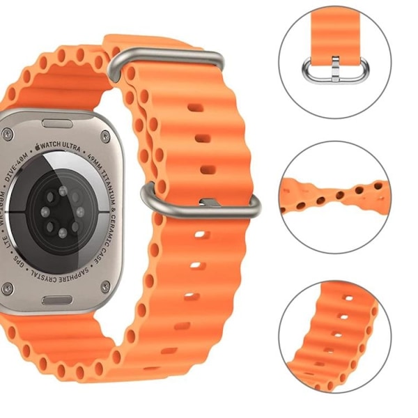 Tech-Protect Apple Watch 4/5/6/7/8/SE/Ultra (42/44/45/49mm) Armband - Orange