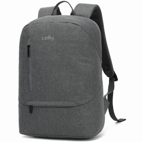 Celly Daypack Reppu kannettavalle tietokoneelle 16" - harmaa