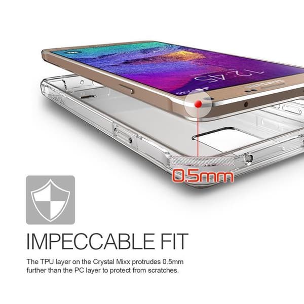Verus Crystal Mixx Skal till Samsung Galaxy Note 4 - Vit White