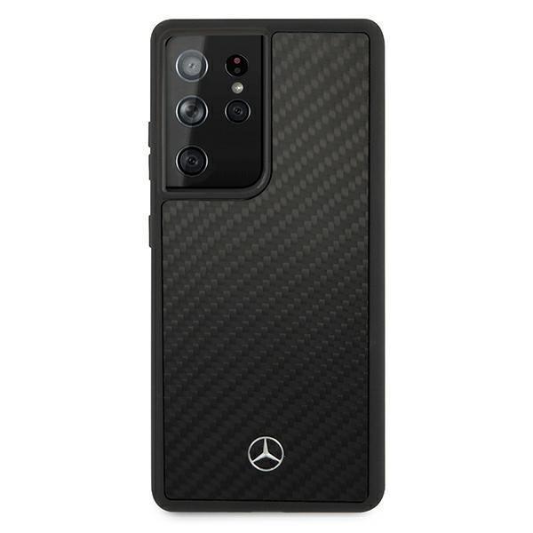 Mercedes Carbon Dynamic Line Skal Galaxy S21 Ultra  - Musta Black