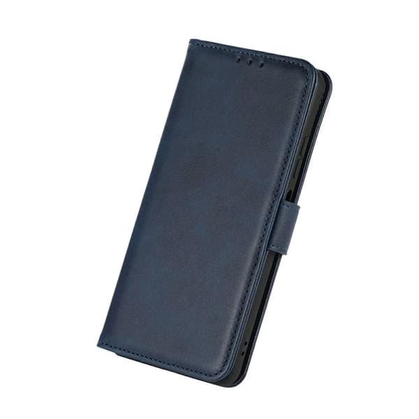 Sony Xperia 1 VII Plånboksfodral Cowhide Texture Konstläder - Blå