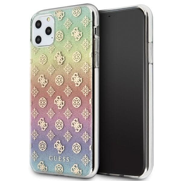 Guess iPhone 11 Pro Max -kuori Iridescent 4G Peony