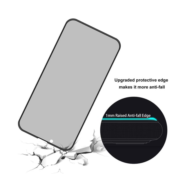 [2-PACK] Privacy Härdat Glas Skärmskydd iPhone 13 Pro Max - Svart Black