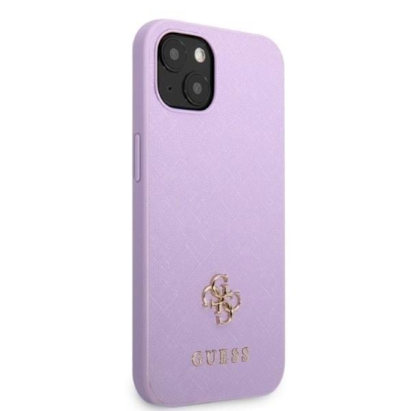 Guess iPhone 13 Mini Mobilskal Saffiano Small Metall Logo
