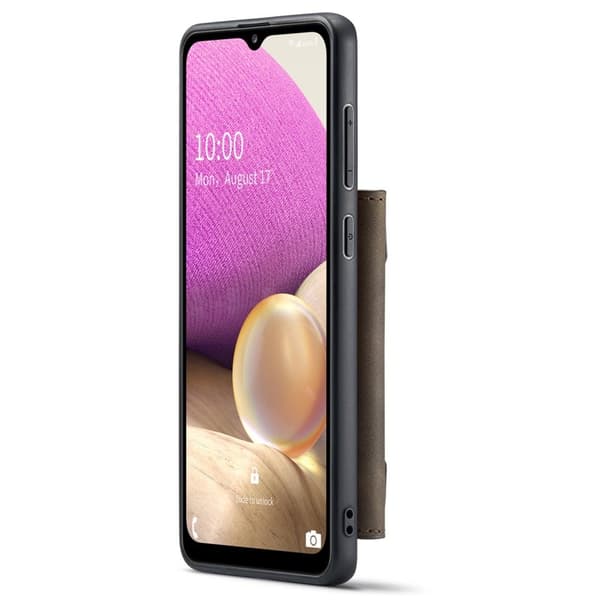 DG.MING 2 i 1 Stöttåligt Plånboksfodral Samsung Galaxy A33 5G Brun