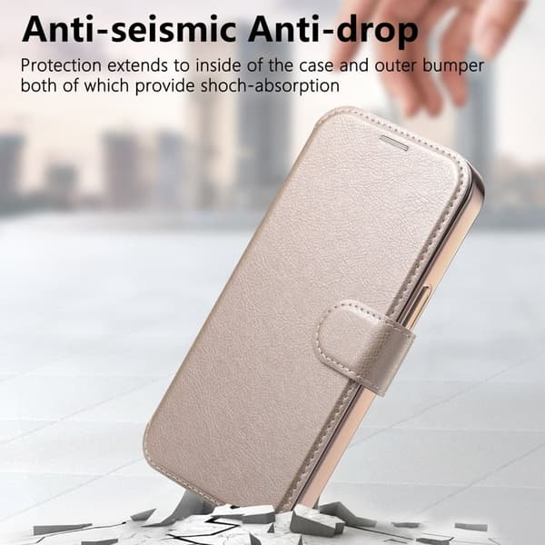 CASENEO Mobilskal till iPhone 16 Pro Max TPU Inre - Roséguld