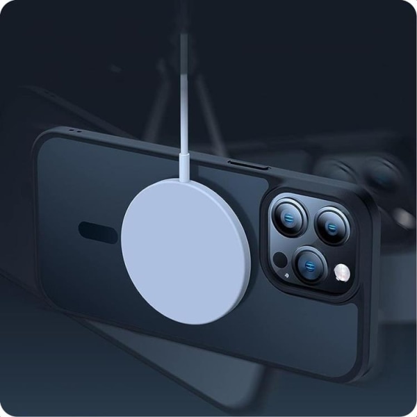 Tech-Protect iPhone 15 Mobilskal Magsafe Magmat - Matte Sky Blå