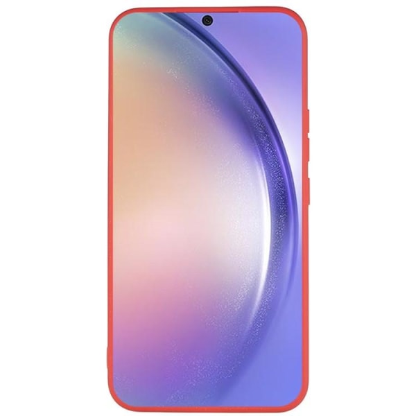 Galaxy A54 5G mobilcover Straight Edge Design TPU - Rød