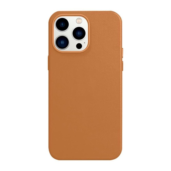 BOOM iPhone 14 Pro Magsafe etui ægte læder - brun