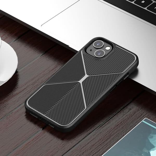 iPhone 14 Pro Max Cover X Design - Sort Black