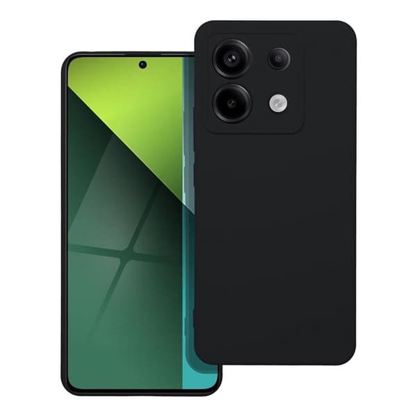 Telefontaske til Xiaomi Redmi Note 13 5G Silikone - Sort Svart