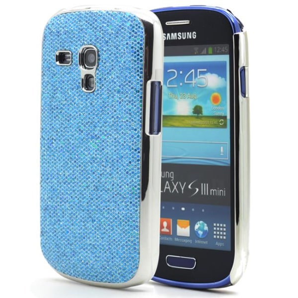 Sparkle Baksideskal tillSamsung Galaxy S3 mini i8190 (Blå) Blå