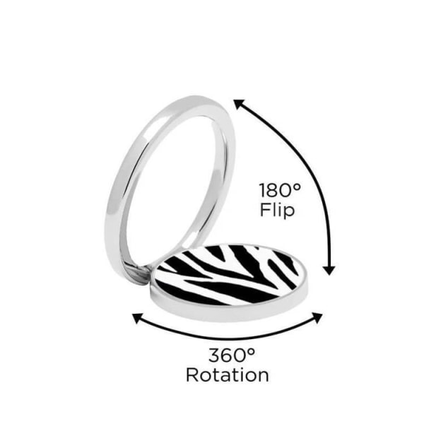 Idecoz Mobilring Roterande Ställfunktion - Zebra