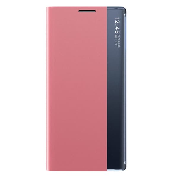 Galaxy A22 4G Mobilfodral Sleep Smart Window - Rosa Rosa