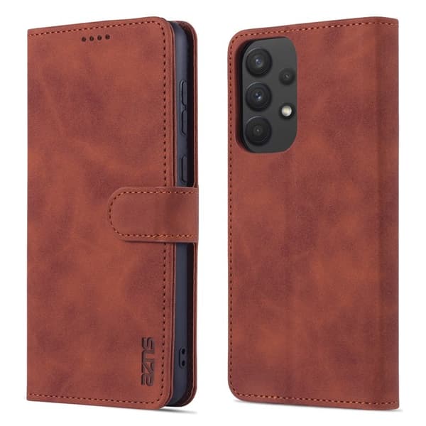 AZNS Samsung Galaxy A53 5G Plånboksfodral Konstläder - Brun