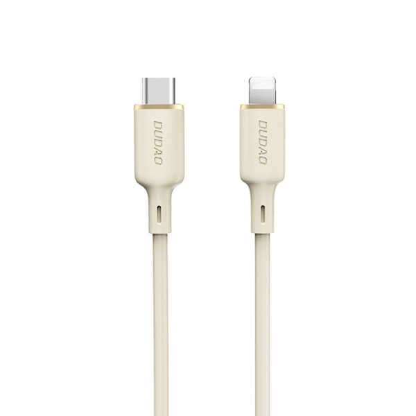 Dudao USB-C till Lightning kabel 2m - Beige Beige
