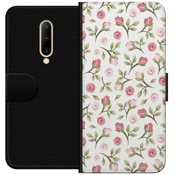 Plånboksfodral till OnePlus 7 Pro med Blommigt