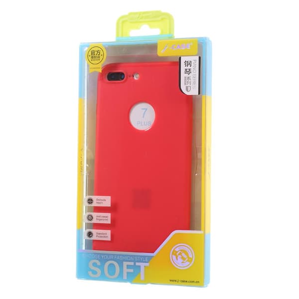 J-Case Mobilskal till iPhone 7 Plus - Röd Red