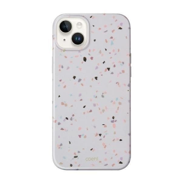 Uniq iPhone 14 Plus -kotelo Coehl Terrazzo - Sand Beige