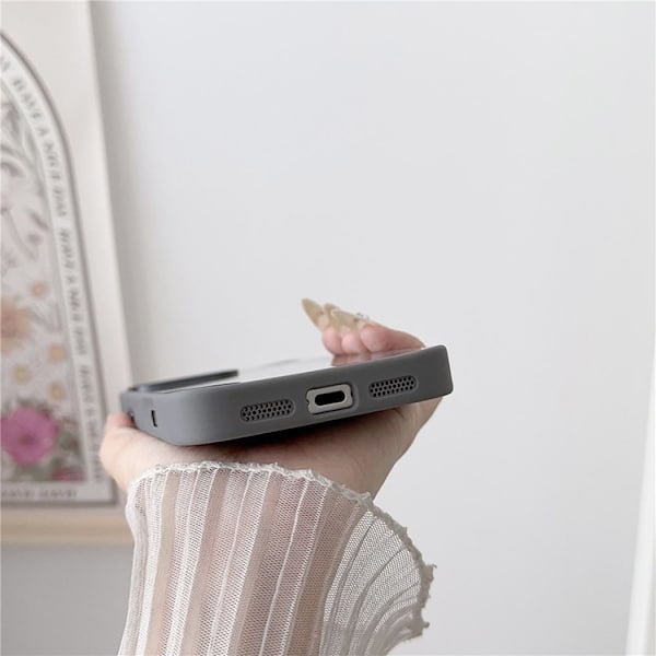 Mobilskal till iPhone 16 Pro E Ink 4-Color Display - Grå Grå
