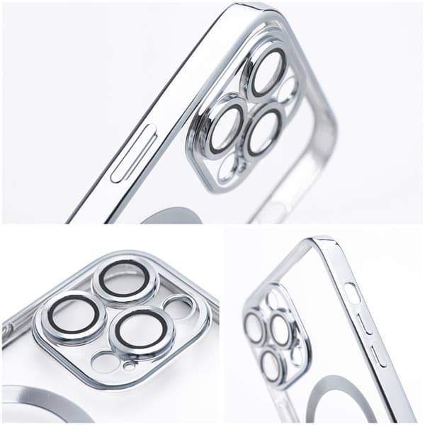 Telefontaske til iPhone 16 Plus MagSafe Electro - Sølv Silver