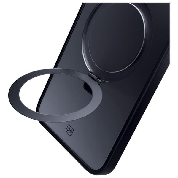 3MK Telefontaske til Galaxy S24 Ultra MagSafe Røgstativ - Sort Black