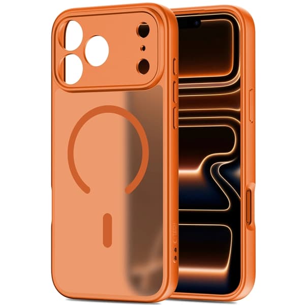 Tech-Protect Mobilskal till iPhone 18 Pro Max/17 Pro Max MagSafe - Cosmic Orange Orange