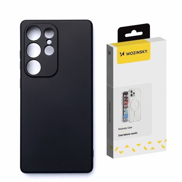 Wozinsky Telefontaske til Galaxy S25 Plus Soft - Sort Svart