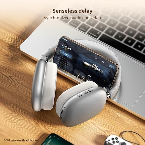XUNDD Over-Ear Trådlösa Hörlurar Bluetooth Hoppbara D002 Svart