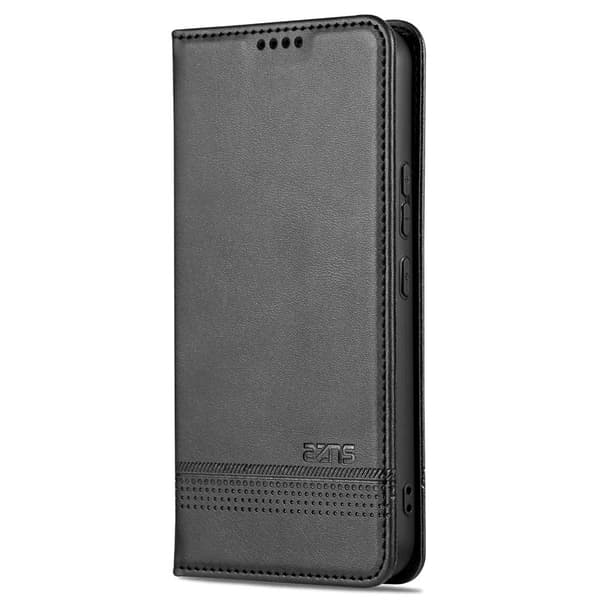 AZNS Samsung Galaxy A35 5G Plånboksfodral Konstläder - Svart