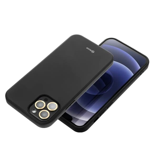 Roar Telefontaske til iPhone 17 Pro Farverig Jelly - Sort Svart
