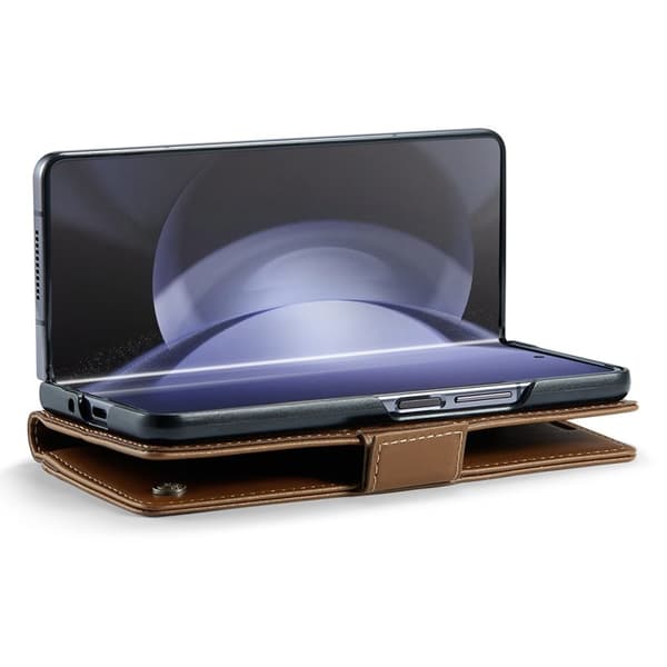 CASEME Plånboksfodral Konstläder för Samsung Galaxy Z Fold6 5G - Brun
