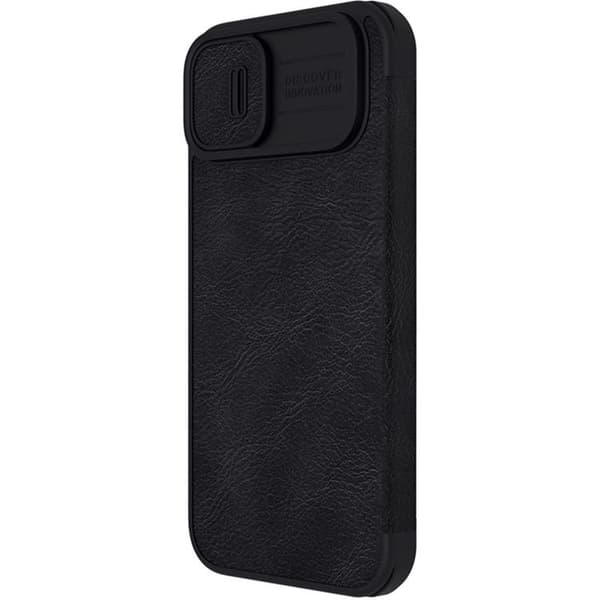 Nillkin iPhone 14 Plus Plånboksfodral QinPro Läder - Svart Svart