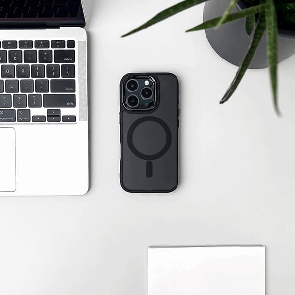 Telefontaske til iPhone 16e MagSafe Fashion - Sort