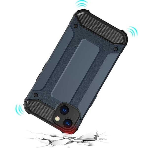 iPhone 14 Plus -kuori Hybrid Armor - Musta Black